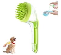 Pet Bath Brush with Shampoo Dispenser, 2025 New Dog Bath Massage Brush Scrubber, Pets Grooming Massage Brush for Short & Long Hair(B)
