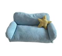 Pet Bed, Canapé for Chat, Niche d'hiver, Accessoires for Animaux de Compagnie, Panier for Chien, Maison détachable(Blue M 66X37X33CM)