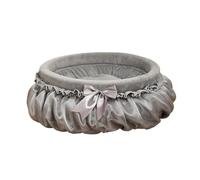 Pet Bed, Matelas confortable en dentelle for animaux de compagnie, lavable, lit de princesse, antidérapant, chaud et doux, en peluche, for l'automne et l'hiver ,For pets(7X 90X No camera,48x15 CM)