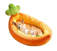 Pet Beds For Cats | Carrot Washable Calming Soft Cute Pet Supplies | Indoor Cat Bed Sleeping Mat For Small Medium Puppy Kitten Home Bedroom | Living Room Apartment Balcony