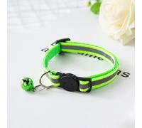 Pet Bell Collar Safety Boucle Réglable Chat réfléchissant avec pour chiens chiots chatons couleur fluorescente