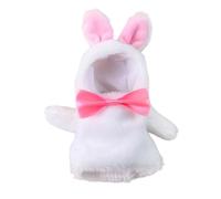 Pet Birď Winter Cloak - Rabbit Design Outfit for Čockatíels & Budgies | Ŵarм Windproof Costume Ƒor Easter & Cold Weather | Šofт, Secure & Easy to Put on for Small Parrots