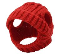 Pet Birthday Hat - Soft Knitted Beanie with Ear Holes, Cute Winter Pet Costume for Small Dogs & Cats | Puppy & Kitten Hat for Birthday Parties, Halloween, New Year, Cosplay