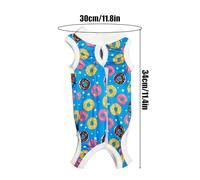 Pet Bodysuit - Soft Kitty Post Vest, Medical Grade E Collar Alternative with Elastic Leg Holes, Lightweight Kitten Recovery Garment, Ideal for Spayed Cats Abdominal Protection