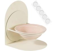 Pet Bowl, Ceramic Dog Water Bowl with Magnetic Stand, Anti-Tip Design, Adjustable Food Feeder, Ergonomic for Cats and Dogs, Supports Healthy Spine and Comfortable Eating