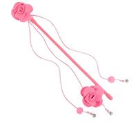 Pet Brands Cath Kidston Jouet interactif Multi-sensoriel pour Chat d'intérieur avec clochettes et Double Rose 45 cm
