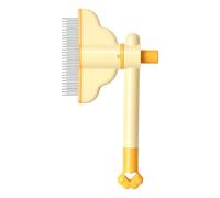 Pet Brush - Shedding Brush Short Hair | ABS Non Slip Handle with Rotating Pins, Lightweight Hair Remover, Soft Grip Design for Cat Dog Puppy Kitten Home Bath Time, 6.69x3.94Inch