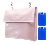 Pet Cage Ice Pack - Small Animal Cooling Gel, 9.84 Inches Hanging Thermal with Sleeve Kit, Heat Relief, Pad Feature, Portable Temperature Buffer for Maintaining Rabbit Hedgehog Chinchilla Ferret