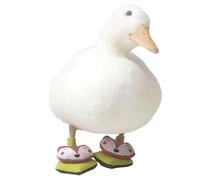 Pet Call Chaussures en forme de canard - Protection antidérapante pour prévenir les infections Tissu doux Design mignon (Renard, M)