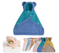 Pet Cape Blanket,Dog Robes with Hood,Dogs Cold Weather Coat Wraps,Warm Sleeping Blanket with Thicken Cloak for Small and Large Cats,for Indoor Relaxing & Outdoor Walks (B Blue, M)