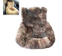 Pet Car Seat, Dog Bed with Safety Straps, Waterproof Travel Bed for Large & Small Dogs, Protects Car Seats from Dirt, Hair & Scratches for All Cars (Dark Coffer,72 * 60cm/28 * 23in)