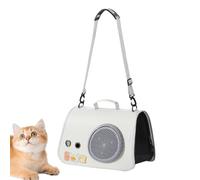 Pet Carrier Bag, Puppy Travel Tote, Cat Shoulder Organizer, Waterproof Exterior with Ventilated Panels, Comfortable Strap Design, Ideal for Hiking Camping Commuting Trips