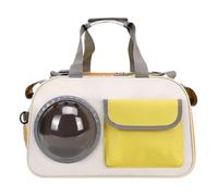 Pet Carrier Cat, Bubble Window Backpack, 17.72x10.24x11.02 inches, Breathable Kitten Travel Bag, Nylon, PVC, Portable Case for Camping, Hiking, Motorcycle, Car, Hospital, Airplane, School