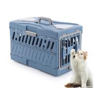 Pet Carrier | Cat Cage | Dog Carrier | Foldable Carrying Cage | Portable Carrying Cage | Top Handle Design Pet Airline Carrier for Camping Aircraft Air Transport Going Out and Travel