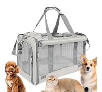 Pet Carrier for Cat - Up to 20lbs Breathable Travel Tote | Cat Bag Carrier | for Camping Motorcycle Airplane Car Outdoor Adventure Hospital
