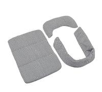 Pet Carrier Mat - Dog Stroller Bed | 21.26 Inches Polyester | Waterproof Anti-Slip Cushion With Removable Pillows, Washable Liner For Cat Cart, Pet Carrier Mat For Outdoor Walking