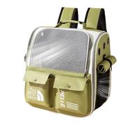 Pet Carrier, Pets Bag, 14.96x14.96x10.24 inches Large Capacity Travel Backpack, Padded Shoulder Straps, Outdoor Cat Carrier for Hiking, Camping, Picnic, Shopping and Walking