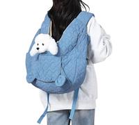 Pet Carrier - Small Dog Backpack, Breathable Travel Bag with Pockets, Soft Lightweight Design, Comfortable Shoulder Straps, Portable Outdoor Pack for Puppy Kitten Pets, Hiking