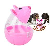Pet Cat Cat Dog Fakage Feeder Slow Food Dispensver Design B Toy Play. Pratique Trans Feeder Slow Pet (Pink)