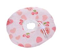 Pet Cat Dog Collar Heart Forme Imprimé Un cône de Cou Circle de Protection à gratter Rose S Collier Durable Confortable
