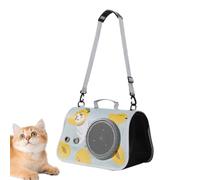 Pet - Cat Luggage Cup Holder | Free Hand Drink Suitcase | Cat Transport for Travel,Waterproof Tote with Shoulder Strap Breathable Organizer for Teens Women Elderly Men Adults