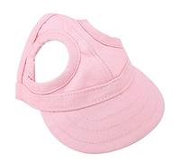 Pet Chien Chat Baseball Outdoor Sunbonnet Rayures Réglables Été Voyage Sport Chapeau Multi-usage Emballage Socialme-eu (L-)