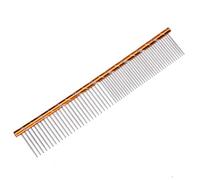 Pet Chien Chat En Acier Inoxydable Double Rangée Dents Brosse Toilettage Fourrure Outil De Peigne À Cheveux Or Hearbeauty Créatif et Utile