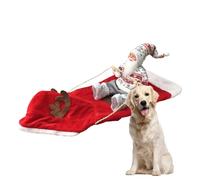 Pet Christmas Costumes, Dog Christmas Red Hat Suit, Dog Cat Cosplay Outfit, Puppy Christmas Costume, Pet Fancy Dress Costumes, Christmas Costume for Pets, Dog Outfit for Christmas,