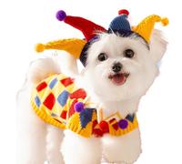 Pet Christmas Outfit - Cute Dog Sweater Hat Set, Knitted Warm Apparel, Soft Fabric, Holiday Costume Clothing, Stretchy Comfortable Design | Small Dog Cat Holiday Sweater for Winter Festive Wear