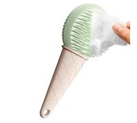 Pet Cleaning Grooming Brush For Cat - Soft Bristles Hangable Comb | Loose Hair Removal Shedding For Indoor Outdoor Long Short Coat Small Medium Large Breeds