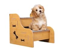 Pet Climbing Stairs, Puppy Ramp Steps, Dog Bed Accessory, Non Slip Design Easy Climb Support for Indoor Bedroom Sofa Window Living Room RV Couch Furniture Apartment Pets Small Dogs Puppies