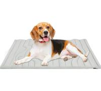 Pet Cooling Mat, Double-Sided Cooler Dog Mat, Gentle Wear Resistant Pet Ice Pad, Bed Pet Dog Cat Heat Relief for Indoor Outdoor Bed Floor Car Seats (Gray,Small)