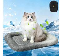 Pet Cooling Mat for Dogs & Cats, Cooling Gel Mat for Pets Summer Heat Relief Pad, Gradient Washable Instant Cooling Gel Pet Mat with Non-Slip Base for Indoor Floors Sofas and Car Travel (A, S)