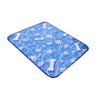 Pet Cooling Mat | Non-slip Washable Portable Waterproof Bed | Bone Pattern