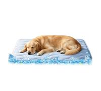 Pet Cooling Mat Washable Summer Dog Pad Instant Cooling Fabric Non-Slip Bas