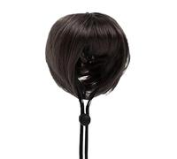 Pet Costume Wig, Adjustable Fake Hair Bangs Accessory, Funny Dress Up Prop Hairpiece, Party Celebration Wig Item, for Halloween Christmas Holiday Photography Event Costume Use
