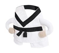 Pet Costumes, Funny Gesture Outfit, Halloween Cat Apparel, Breathable 3D Sleeve Design, Easy Wear for Photoshoots, Cosplay, Birthday, Party, Christmas, Everyday, White