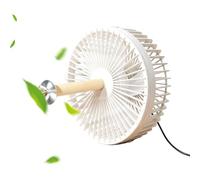 Pet Crate Fan | 2-Speed Quiet USB Charging Cage Mount | Bird Cage Crate Air Cooler Fan | Ideal For Dog Duck Hamster Small Animal Lovebirds Parakeets