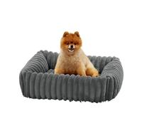 Pet Cushion, Lit de Luxe for Petit Chien, canapé-lit Chaud for Chat, nid Douillet for Animaux de Compagnie, Peluche Confortable for Chiot. ，Antislip Bottom(Gray,M-63X53X18CM)
