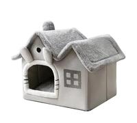 Pet Cushion, Niche Pliable for Chien et Chat, Tapis de Couchage for Petits et Moyens Chiens et Chats, nid Douillet for l'hiver, Panier for Animaux de Compagnie ，Antislip Bottom(S Within 3.5kg Pet)