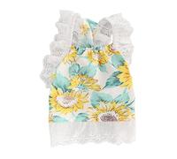Pet de Tournesol Jupe Protection Solaire Respirant Doux Mignon Jupe de Chat d'été Mignon Chiens Chats légèrement Couleur vive à l'intérieur (XS)
