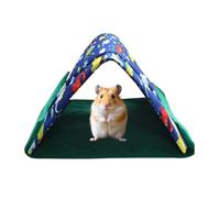 Pet Den Ferret Bed Tent House, Small Animal Triangular Shelter Cave, Resting Enclosure with Soft Interior Design, Small Pet Habitat for Daily Use, Ferret Bed, Indoor Living Use