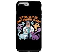 Pet Doctor by Day Ghost Whisperer by Night Vétérinaire d'halloween Coque pour iPhone 7 Plus/8 Plus