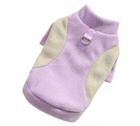 Pet Dog and Cat Autumn/Winter Fleece-Lined Sports Base Layer - Cozy Outfits for Corgis and Other Breeds(Purple Grey,4XL)
