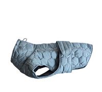 Pet Dog Clothes Autumn Winter Large Greyhound Whippet Vest Vest Thick Warm Windproof Cotton Clothes(Gris,L)