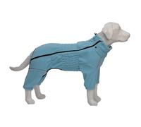 Pet Dog Coat, Warm Shaggy Fleece Four-Legged Clothing Set for Dogs, Thick Jacket for Small and Large Dogs, Pet Warmth Clothing Thickened for Fall and Winter(Blue,XXXXL)