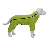 Pet Dog Coat, Warm Shaggy Fleece Four-Legged Clothing Set for Dogs, Thick Jacket for Small and Large Dogs, Pet Warmth Clothing Thickened for Fall and Winter(Green,XXXL)