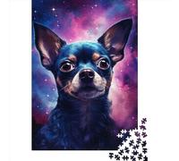 Pet Dog Puzzle 1000 Pieces Cadeau Unique Jeu Éducatif Défi Jouet À De Qualité Supérieure Peinture Art pour Adultes Enfants 1000pcs (75x50cm)