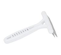 Pet Double Row Rake Dog Desh Peigt Undercoat Rake Thering Pet Houting H Tool de Retrait pour H Est pour Récupérer Rakepet Double Row Rakedog Desh Rakedog Undercoat Rabolation Rakepet