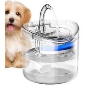 Pet Drinking Fountain, Automatic Water Circulation Bowl, 2l Transparent Smart Dispenser, Quiet Hydration System for Indoor Puppy Kitten Cats Dogs Daily and Home Use
